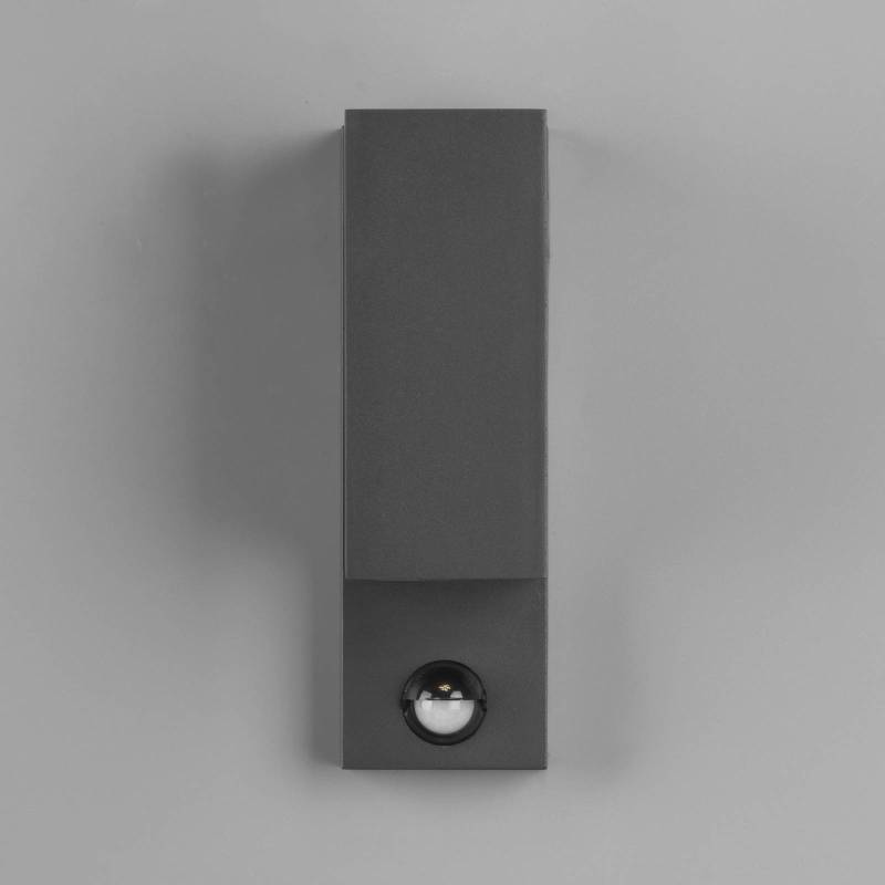 Außenwandleuchte Roya 2flg Sensor, eckig anthrazit von Trio Lighting