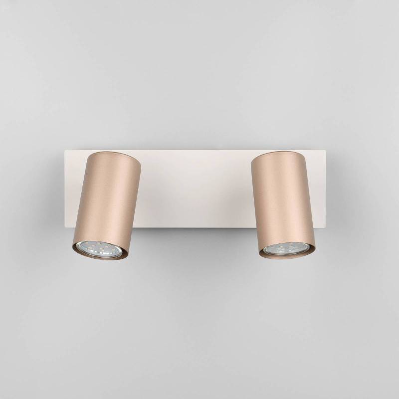Deckenstrahler Marley braun/hellgrau 30 x 9 cm 2-flg. Metall von Trio Lighting