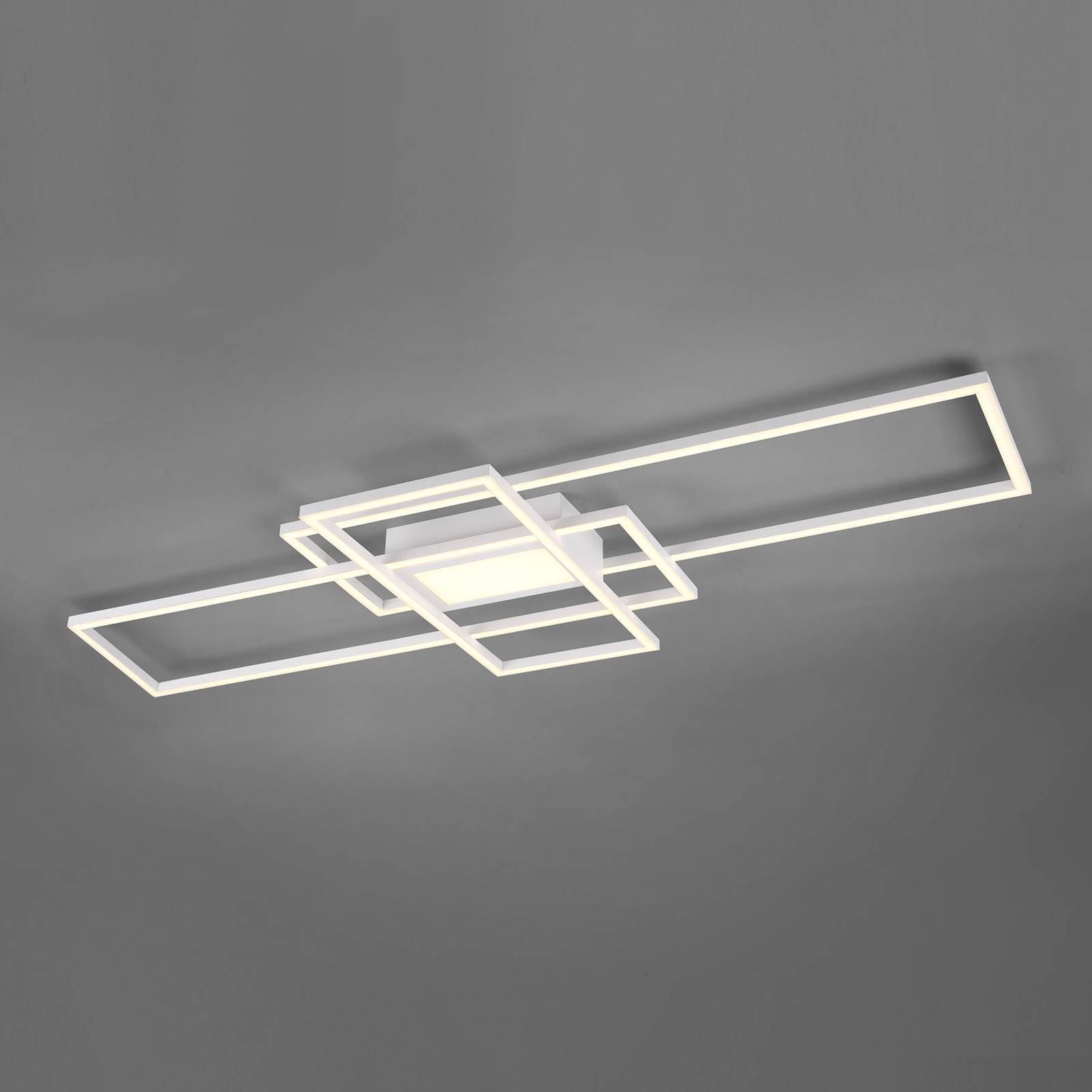 LED-Deckenlampe Irvine 3.000-6.500 K, weiß matt von Trio Lighting