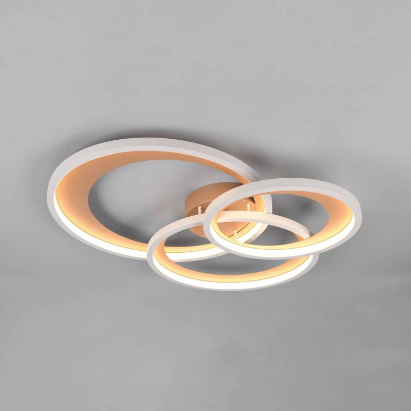 LED-Deckenleuchte Granada, braun, Länge 71 cm, Metall, CCT LED-Deckenleuchte Granada, braun, Länge 71 cm, Metall, CCT von Trio Lighting