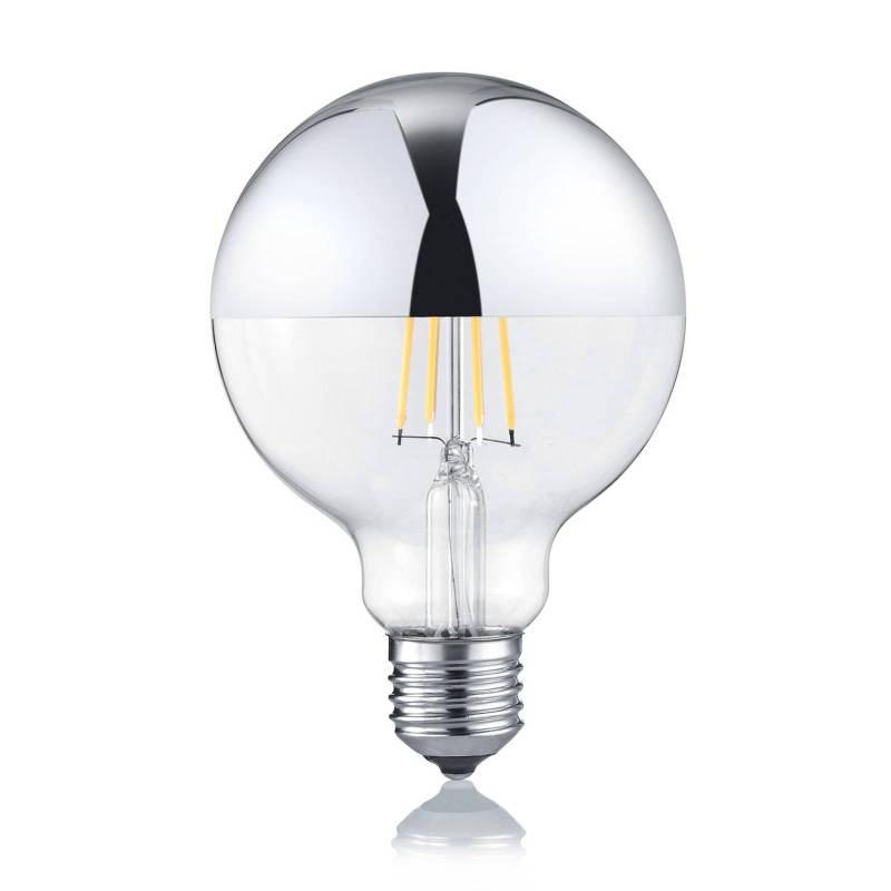 LED-Globelampe E27 7W 2.700K dimmbar Spiegelkopf LED-Globelampe E27 7W 2.700K dimmbar Spiegelkopf von Trio Lighting