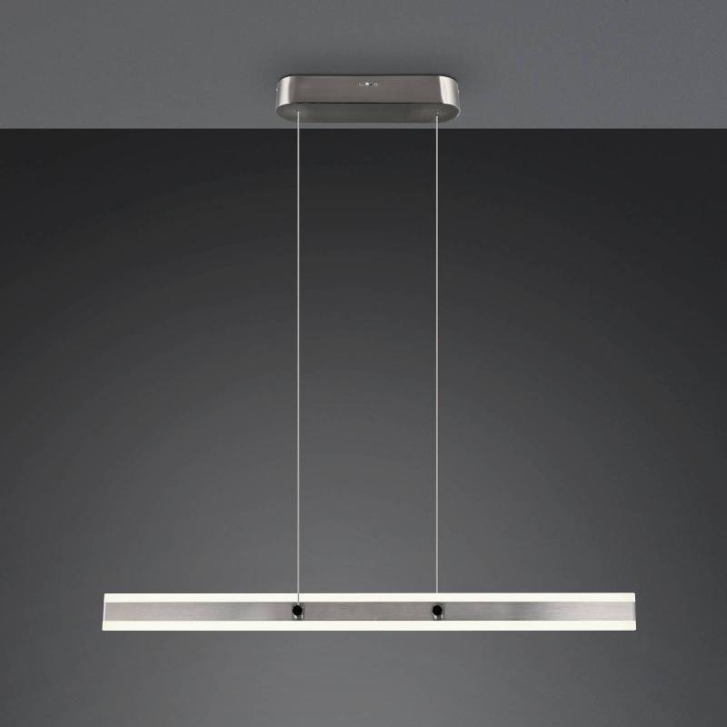 LED-Hängelampe Arcola, nickelfarben, Länge 115 cm CCT 2-flg. LED-Hängelampe Arcola, nickelfarben, Länge 115 cm CCT 2-flg. von Trio Lighting