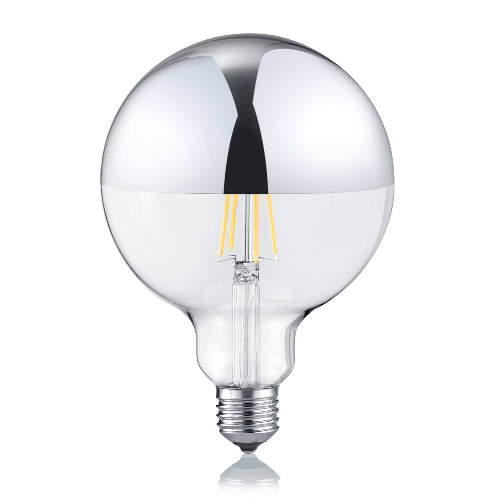 LED-Lampe E27 G125 7W 2.700K dimmbar Spiegelkopf von Trio Lighting