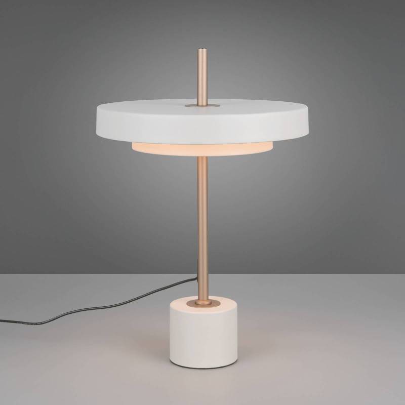 LED-Tischlampe Keaton, hellgrau, Höhe 45 cm, Metall, CCT LED-Tischlampe Keaton, hellgrau, Höhe 45 cm, Metall, CCT von Trio Lighting