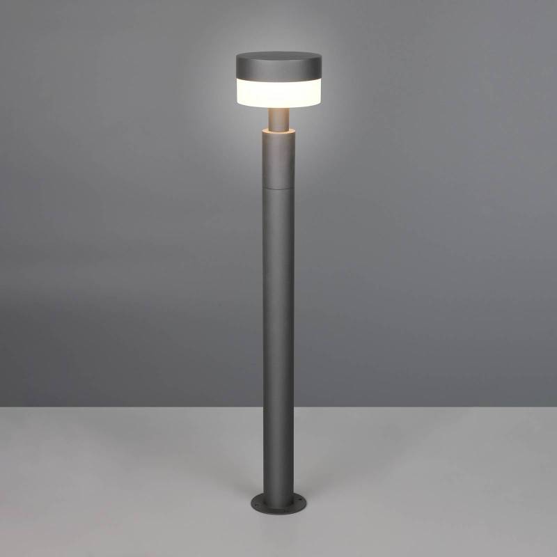 LED-Wegeleuchte Mackenzie, Höhe 95 cm, anthrazit, Aluguss von Trio Lighting