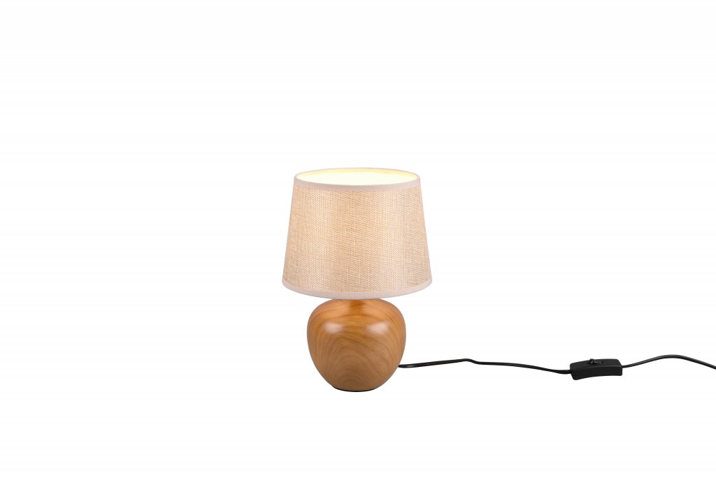 Luxor-Tischlampe (Holz) von Trio Lighting