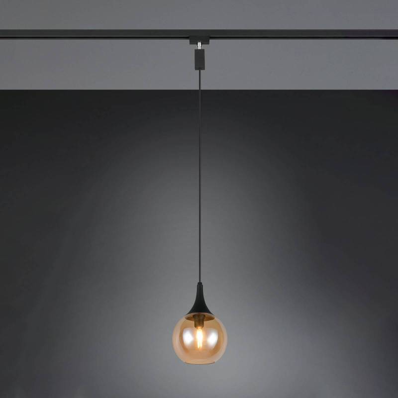 Schienen-Hängeleuchte Lumina für DUOline, amberfarben Schienen-Hängeleuchte Lumina für DUOline, amberfarben von Trio Lighting