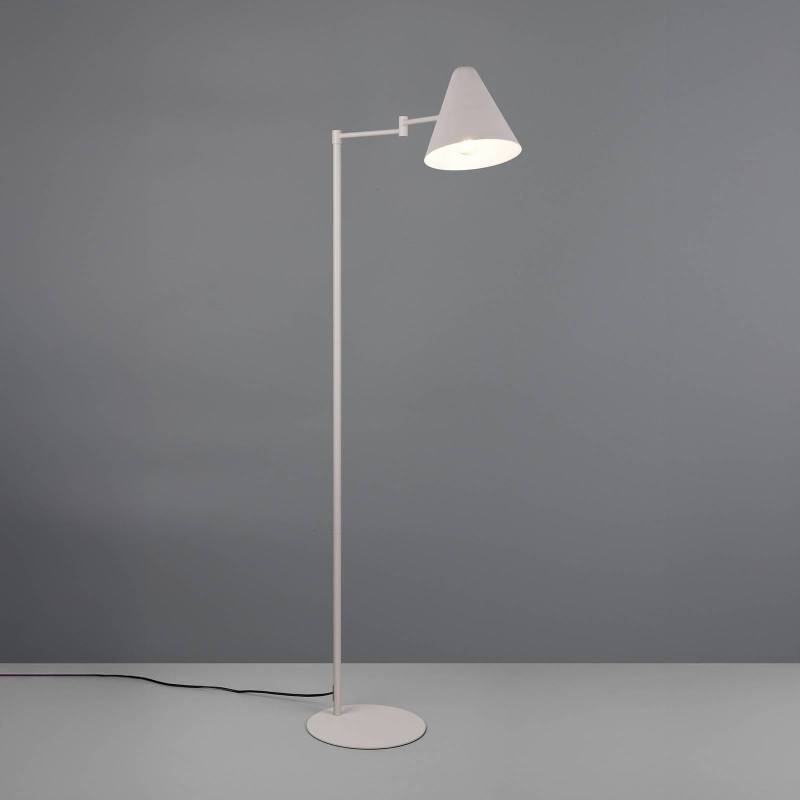 Stehlampe Cosima, hellgrau, Höhe 126 cm, Metall von Trio Lighting