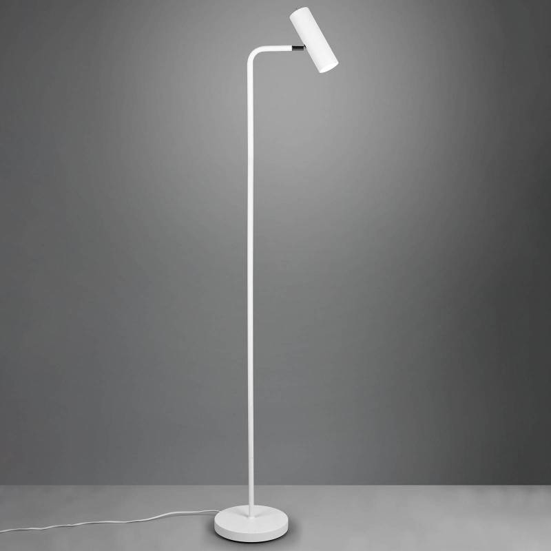 Stehleuchte Marley, weiß, Höhe 151 cm, Metall von Trio Lighting