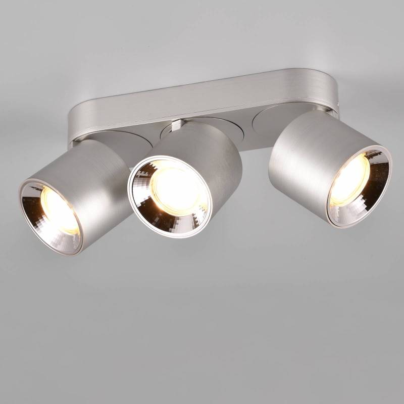Deckenstrahler Guayana GU10 dreiflammig nickel von Trio Lighting