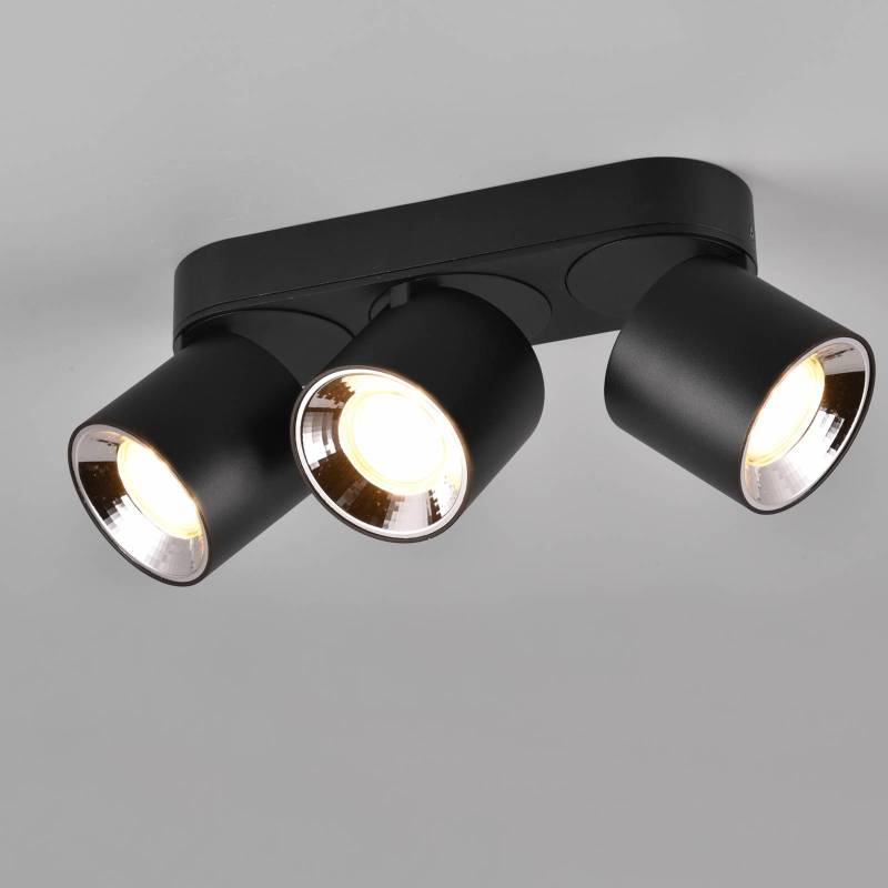 Deckenstrahler Guayana GU10 dreiflammig schwarz von Trio Lighting