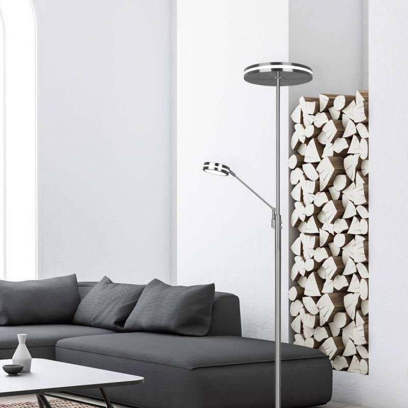 LED-Deckenfluter Franklin, Leselampe, nickel matt LED-Deckenfluter Franklin, Leselampe, nickel matt von Trio Lighting