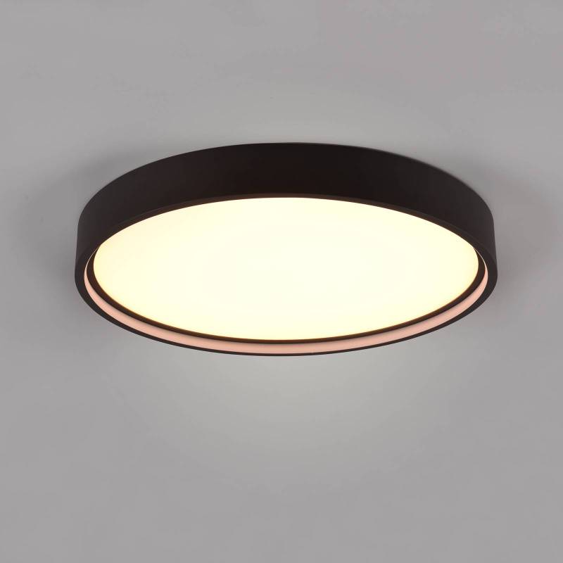 LED-Deckenleuchte Doha, CCT, schwarz matt LED-Deckenleuchte Doha, CCT, schwarz matt von Trio Lighting