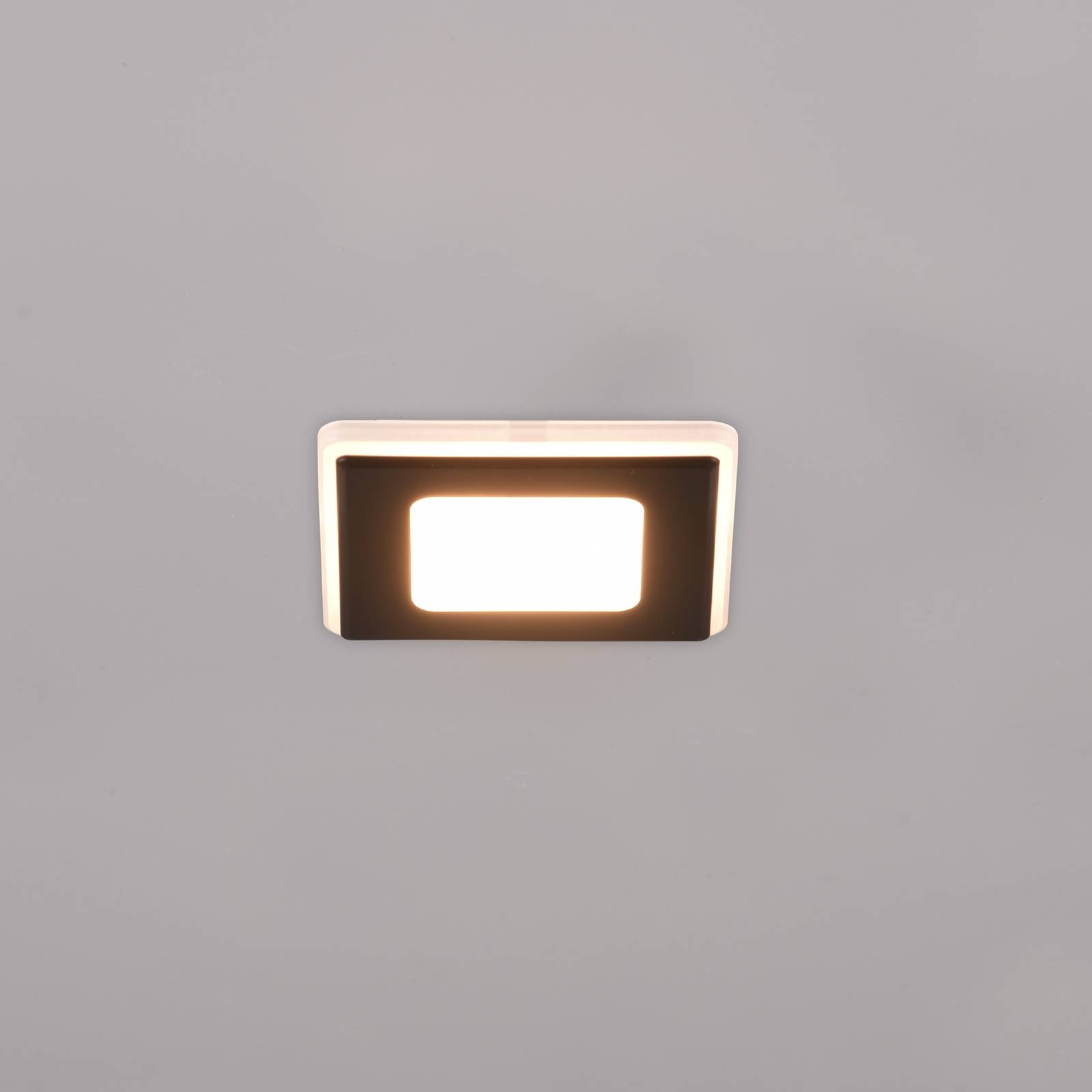 LED-Einbaulampe Nimbus IP44 8,5x8,5cm 830 schwarz LED-Einbaulampe Nimbus IP44 8,5x8,5cm 830 schwarz von Trio Lighting