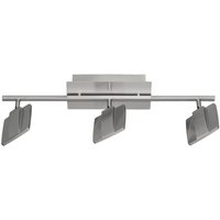 18 Watt smd-led Decken- und Wand Leuchte Lampe Nickel-matt Schalter Leuchtdiode Strahler Spot Trio von Trio