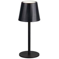 Akku Außen Tischleuchte Nachttischlampe LED Leselampe schwarz Touchdimmer H 21cm von Trio