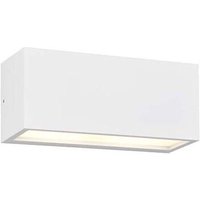Außenwandlampe Fassadenleuchte Terrassenlampe Up Down 2 flammig Alu weiß B 25 cm Außenwandlampe Fassadenleuchte Terrassenlampe Up Down 2 flammig Alu weiß B 25 cm von Trio