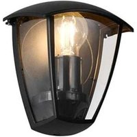 Außenwandleuchte Wandlampe Fassadenleuchte Aluminium schwarz E27 IP44 H 20 cm Außenwandleuchte Wandlampe Fassadenleuchte Aluminium schwarz E27 IP44 H 20 cm von Trio
