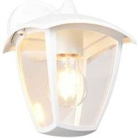 Außenwandleuchte Wandlampe Fassadenleuchte Aluminium weiß Laterne IP44 H 24 cm Außenwandleuchte Wandlampe Fassadenleuchte Aluminium weiß Laterne IP44 H 24 cm von Trio