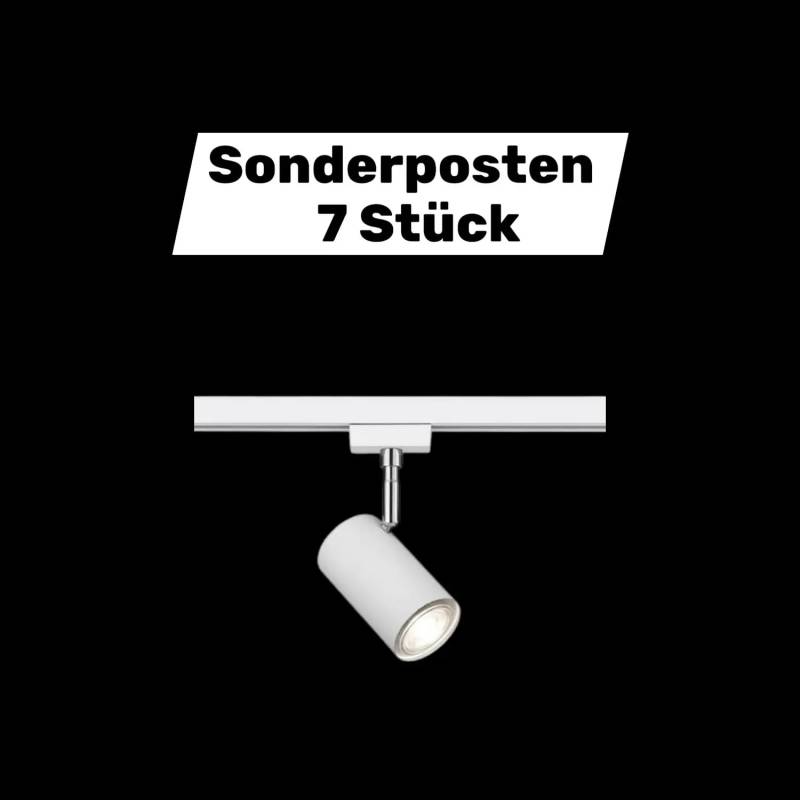 B-Ware Trio Lighting 2 Phasen Spot Du Oline Deckenspot Deckenlampe 782401 Gu10 7 Stück von Trio