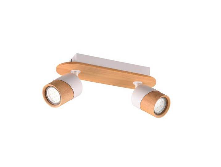 Deckenleuchte aus Holz mit Weiß Aruni 2-flammig Trio - 801100231 von Trio