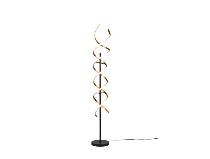 Designer-Stehleuchte Sequence schwarz mit gold Trio - 441810208 von Trio
