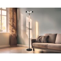 Trio - Dimmbare led Stehleuchte celeste mit Holzelement & Glasschirm, Höhe 160cm Trio - Dimmbare led Stehleuchte celeste mit Holzelement & Glasschirm, Höhe 160cm von Trio