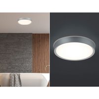 Led Bad Deckenleuchte clarimo in Grau, IP44 ø 33cm Led Bad Deckenleuchte clarimo in Grau, IP44 ø 33cm von Trio