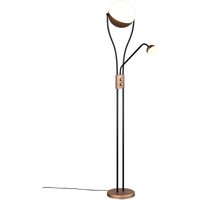 LED Stehlampe Standleuchte Bürolampe Metall Dimmbar getrennt schaltbar H 180 cm LED Stehlampe Standleuchte Bürolampe Metall Dimmbar getrennt schaltbar H 180 cm von Trio