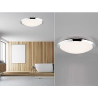 Led Deckenleuchte umberto in Chrom ø 42cm, IP44 - Badlampen Led Deckenleuchte umberto in Chrom ø 42cm, IP44 - Badlampen von Trio