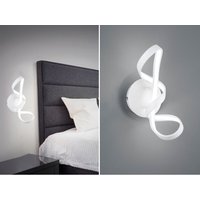 Trio - led Wandleuchte perugia Metall Weiß matt 3 Stufen Dimmer - Höhe 40cm von Trio