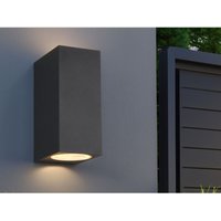 Trio - Leuchten Außen-Wandleuchte Roya GU10 anthrazit Up- & Downlight Wandleuchte von Trio