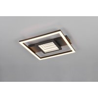 Leuchten led Deckenleuchte Wheeler 16 w schwarz matt eckig Deckenlampen & Kronleuchter - Trio von Trio