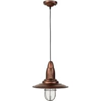 Moderne Pendelleuchte FISHERMAN in Kupfer Antik von Trio