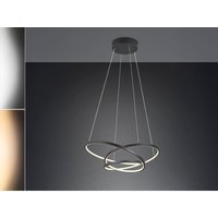 Moderne dimmbare led Pendelleuchte darvin Schwarz, Breite 64cm von Trio