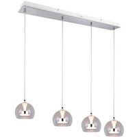 Pendelleuchte Hängeleuchte verstellbar LED chromfarben Switch-Dimmer B 97 cm von Trio