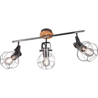 Trio - Retro Decken Strahler Gitter Käfig Spots verstellbar Wohn Zimmer Lampe silber antik 805300388 Trio - Retro Decken Strahler Gitter Käfig Spots verstellbar Wohn Zimmer Lampe silber antik 805300388 von Trio