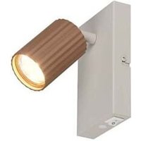 Spotstrahler Wandleuchte Wohnzimmerleuchte Flurlampe Metall braun GU10 H 15 cm von Trio