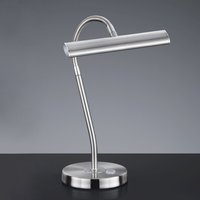 Tischleuchte LED in Nickel matt CURTIS von Trio