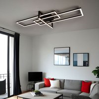 Deckenlampe Esszimmerleuchte Deckenleuchte Wohnzimmerlampe Designleuchte, Metall messing schwarz, Switch Dimmer, led 34W 3900Lm 3000K warmweiß, l Deckenlampe Esszimmerleuchte Deckenleuchte Wohnzimmerlampe Designleuchte, Metall messing schwarz, Switch Dimmer, led 34W 3900Lm 3000K warmweiß, l von Trio