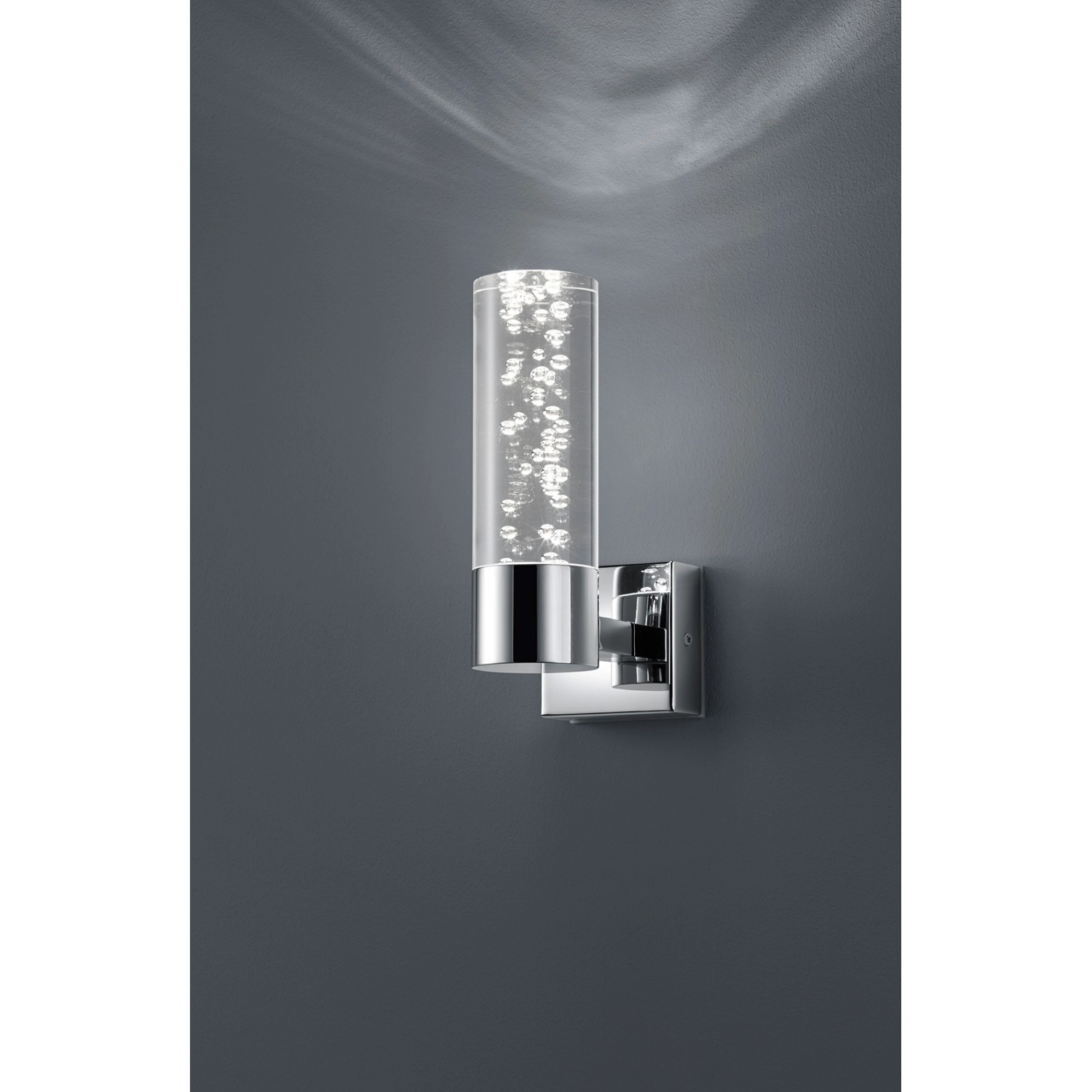 Trio LED-Bad-Wandleuchte Bubbles Chrom von Trio