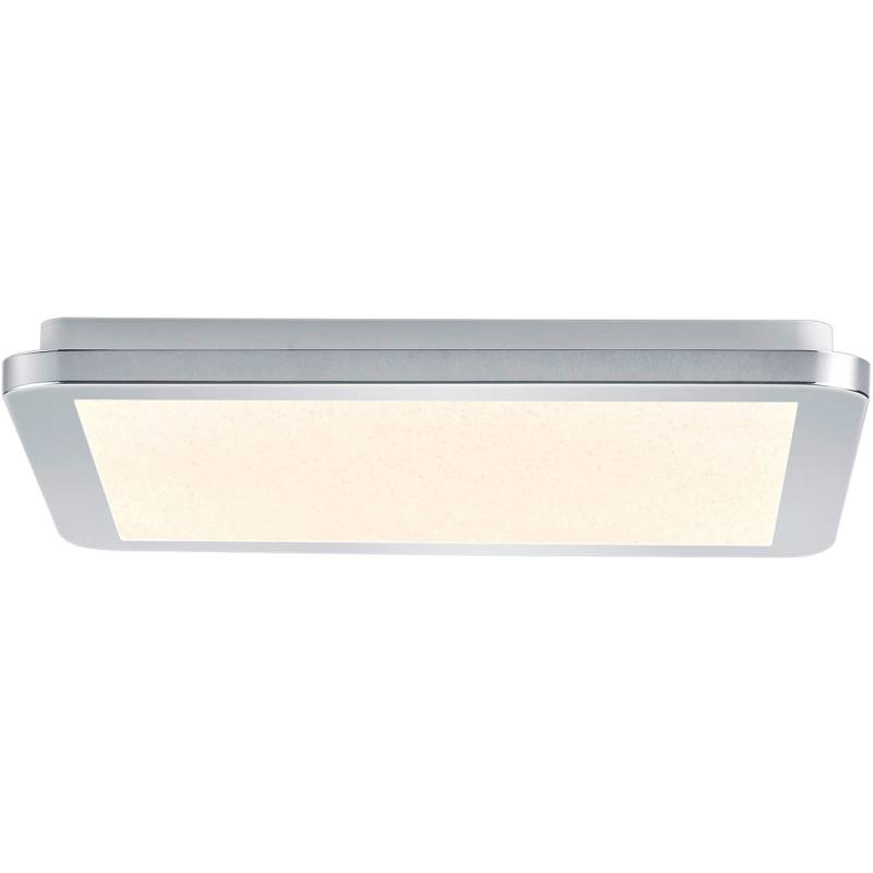 Trio LED-Deckenleuchte Cesar Chrom 30 cm x 30 cm von Trio
