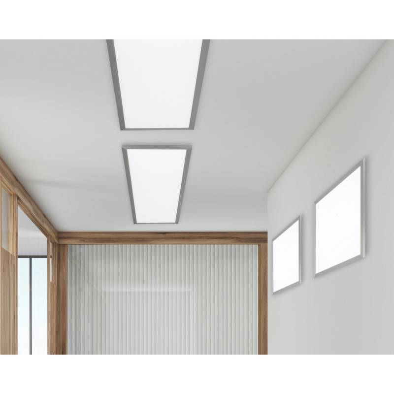 Trio LED-Deckenleuchte Phoenix Nickel matt 120 cm x 30 cm von Trio