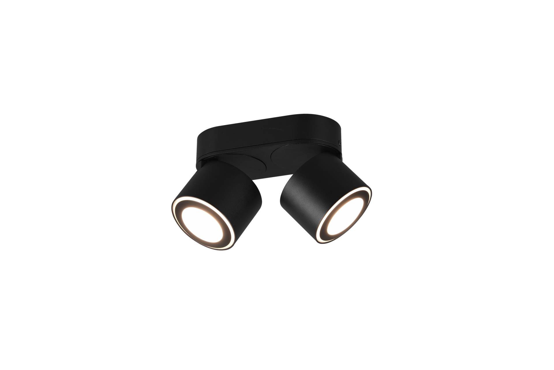 Trio LED-Deckenleuchte TAURUS 2-flammig in Farbe schwarz matt Trio LED-Deckenleuchte TAURUS 2-flammig in Farbe schwarz matt von Trio