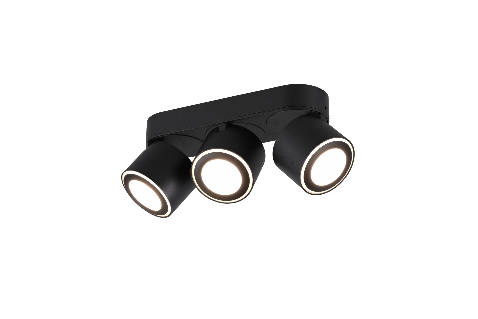 Trio LED-Deckenleuchte TAURUS 3-flammig in Farbe schwarz matt Trio LED-Deckenleuchte TAURUS 3-flammig in Farbe schwarz matt von Trio