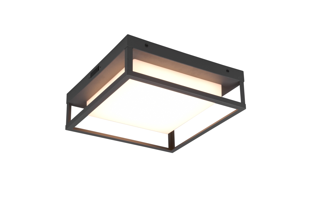 Trio LED-Deckenleuchte WITHAM 1-flammig in Farbe anthrazit Trio LED-Deckenleuchte WITHAM 1-flammig in Farbe anthrazit von Trio