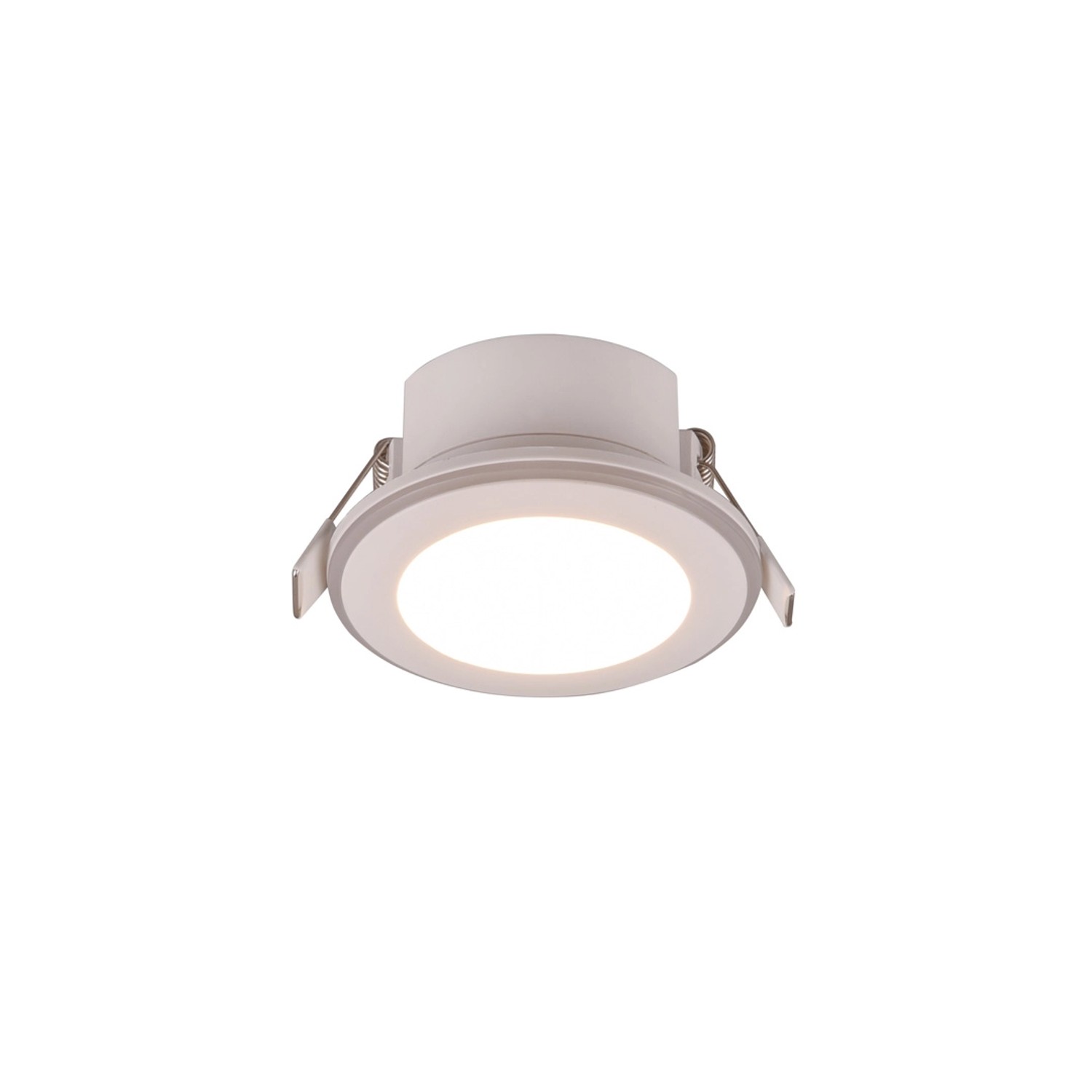 Trio LED-Einbauleuchten Argus 1-flammig Weiß Matt Ø 8,2 cm von Trio