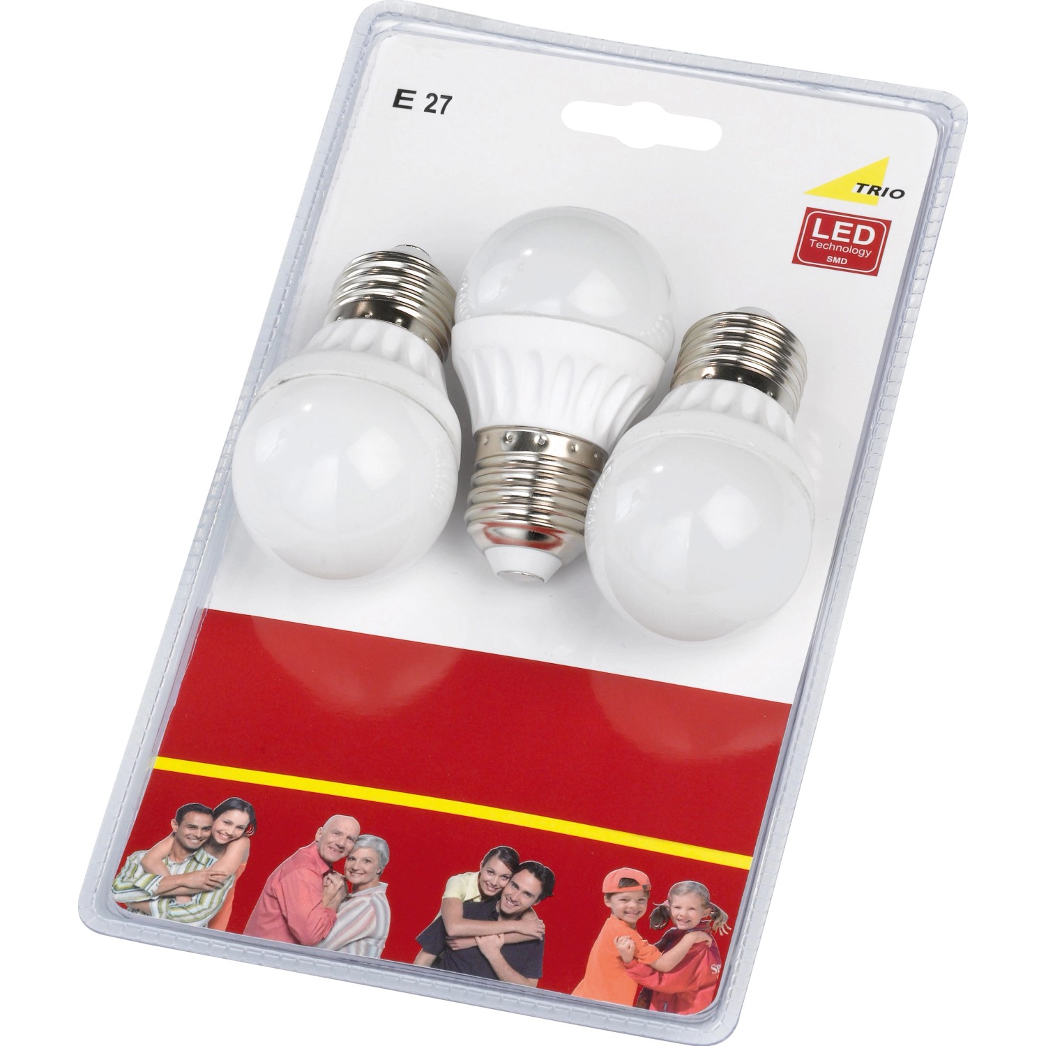 Trio LED-Leuchtmittel E27 Tropfenform 6 W Warmweiß 470 lm 7,8 x 4,5 cm (H x Ø) von Trio
