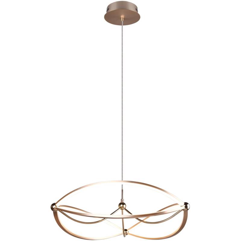 Trio LED Pendelleuchte Charivari Messing matt 1500 mm x 620 mm x 620 mm von Trio