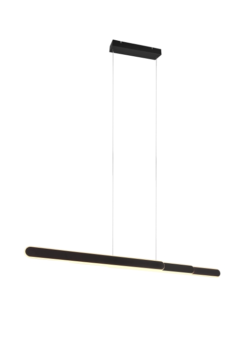 Trio LED-Pendelleuchte HELIOS 1-flammig in Farbe schwarz matt, Kunststoff weiß Trio LED-Pendelleuchte HELIOS 1-flammig in Farbe schwarz matt, Kunststoff weiß von Trio